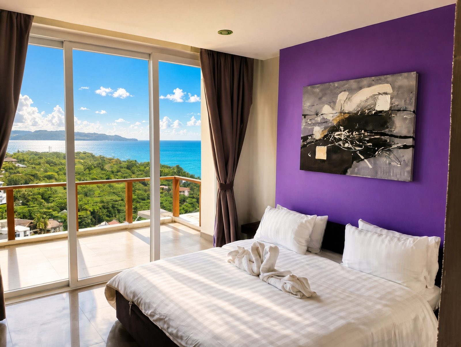 Room 3，长滩岛迪尼维德 Caipirinha Villa 的卧室，整栋共11间