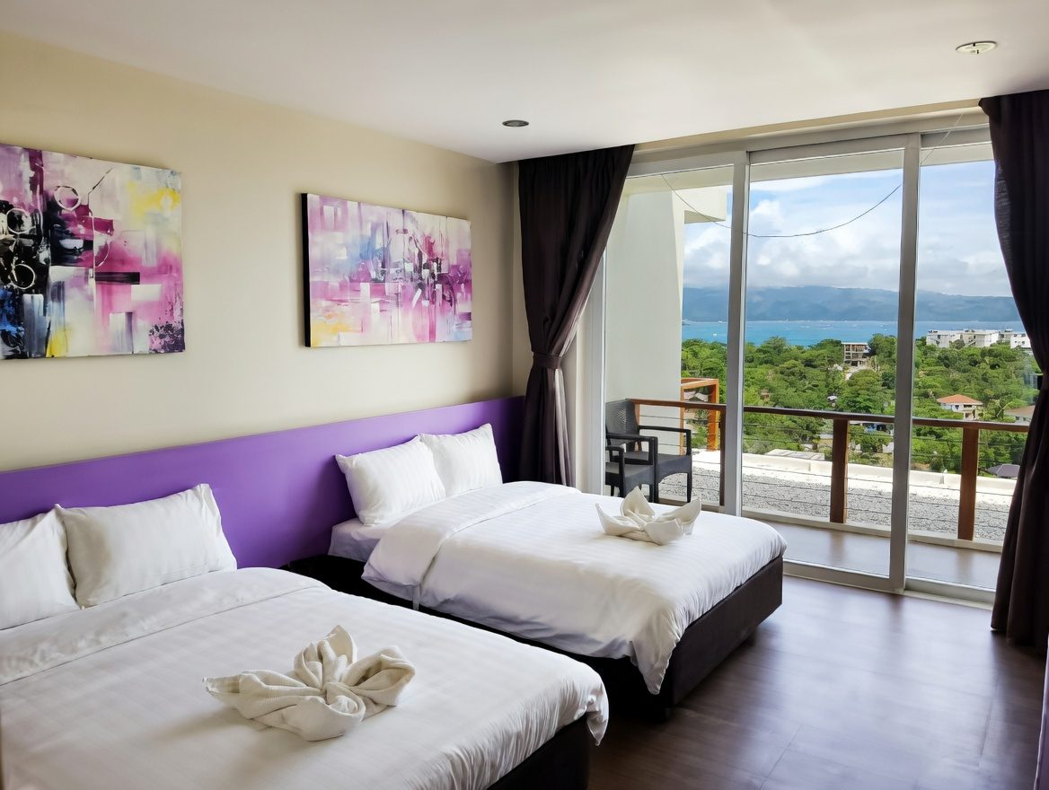 Room 4，长滩岛迪尼维德 Caipirinha Villa 的卧室，整栋共11间