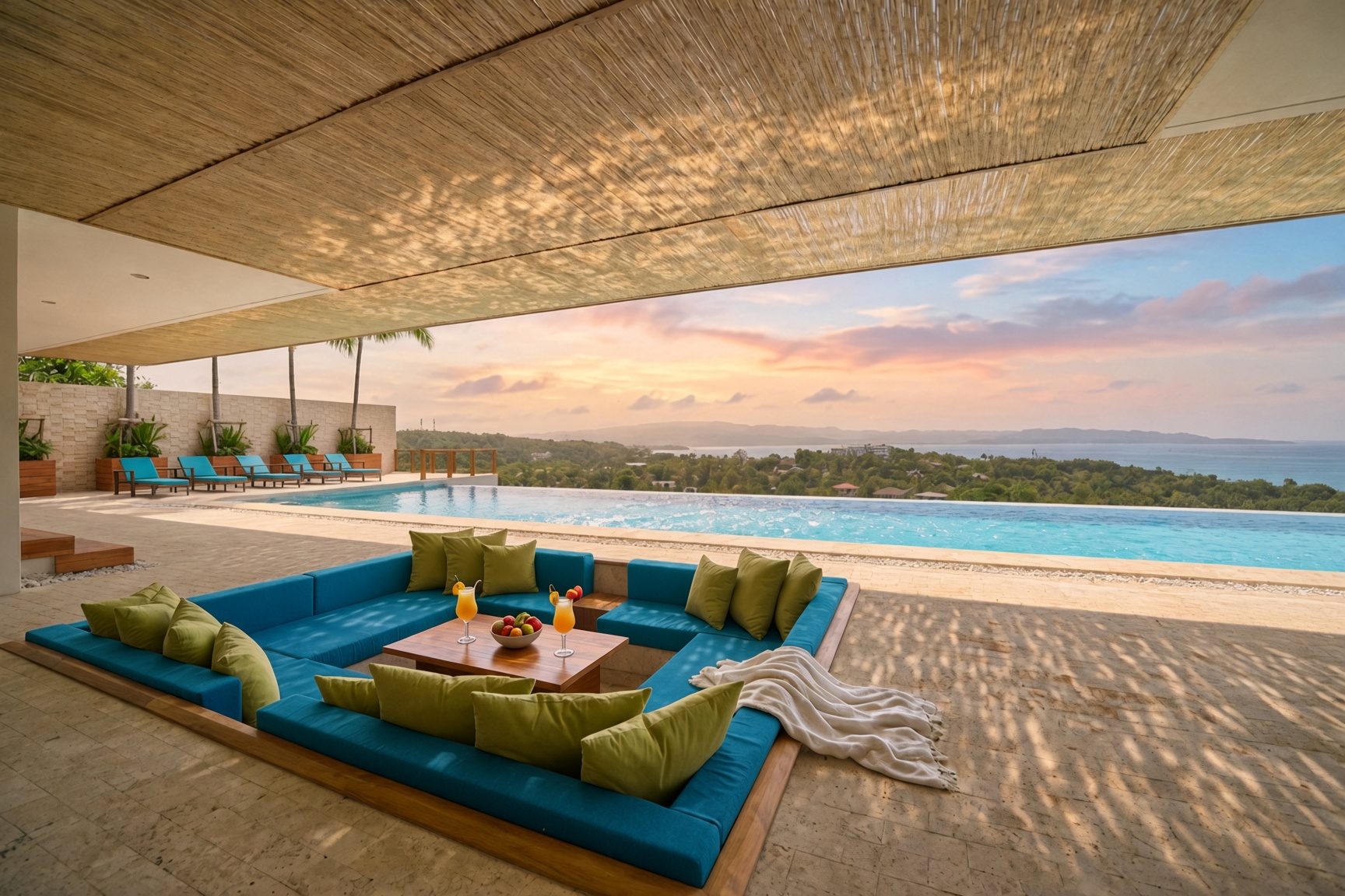 迪尼维德山上的 Caipirinha Villa 与泳池